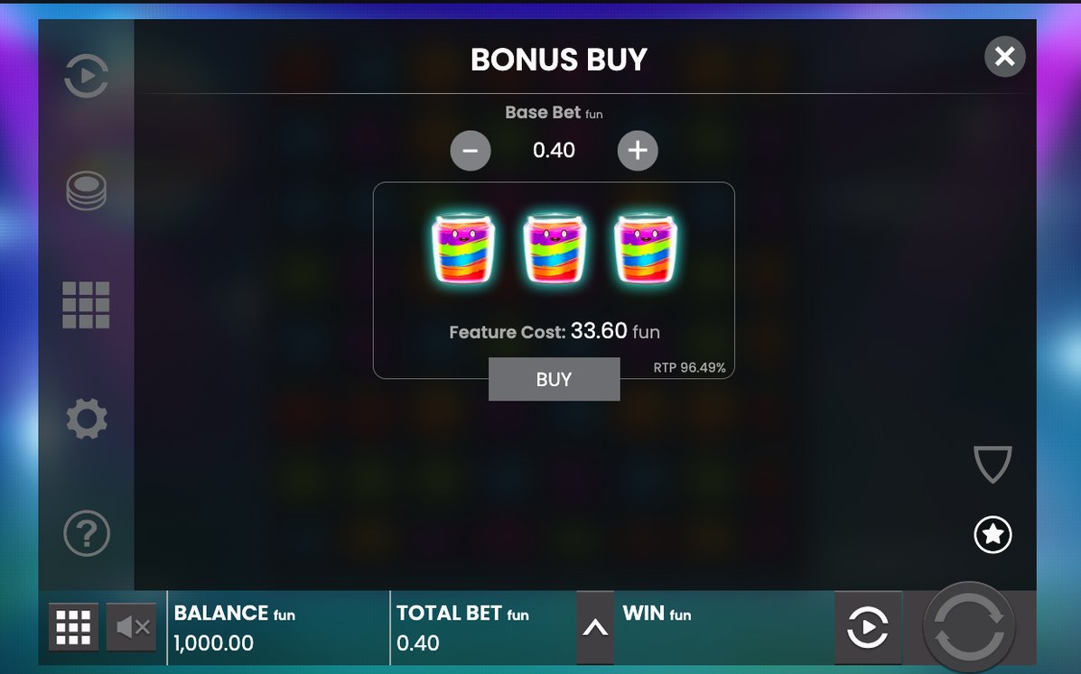 Free Games Feature startar när tre Jam Jar-symboler landar
